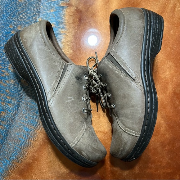 Red Wing Leather lace up Klogs size 9.5 - Picture 3 of 9